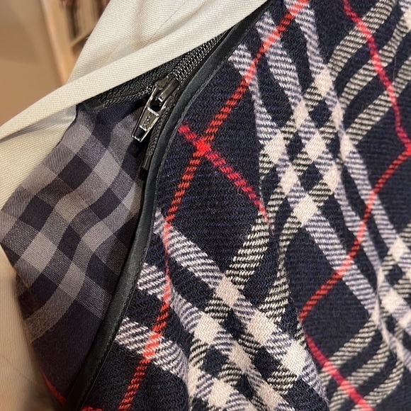 Burberry Sz 12L Vintage Burberrys Gray Trench Coat With Wool Zip Out Lining - Picture 13 of 16